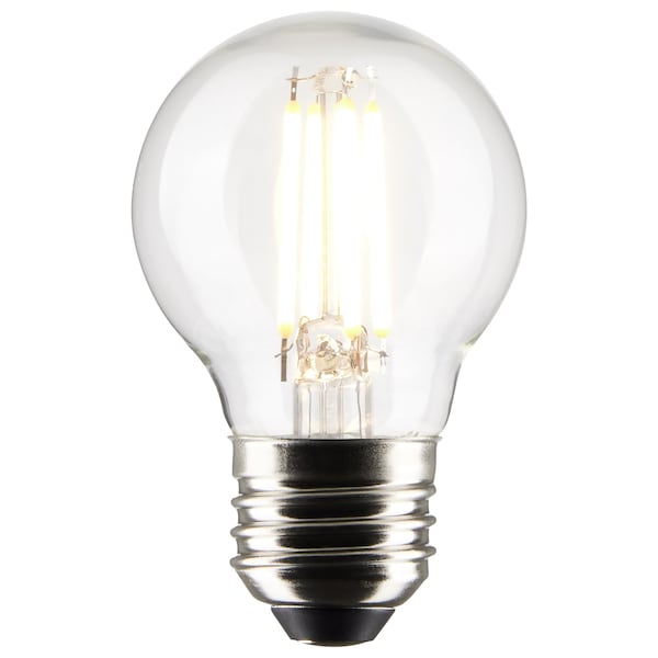 4 Watt G16.5 LED Lamp, Clear, Medium Base, 90 CRI, 2700K, 120 Volts
